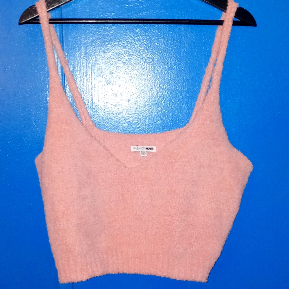 Fashion Nova Curve - Live In It Pink Top